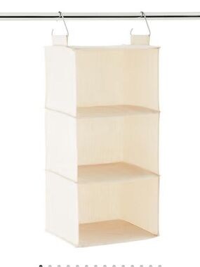Set of Two Container Store Hanging Closet Organizers